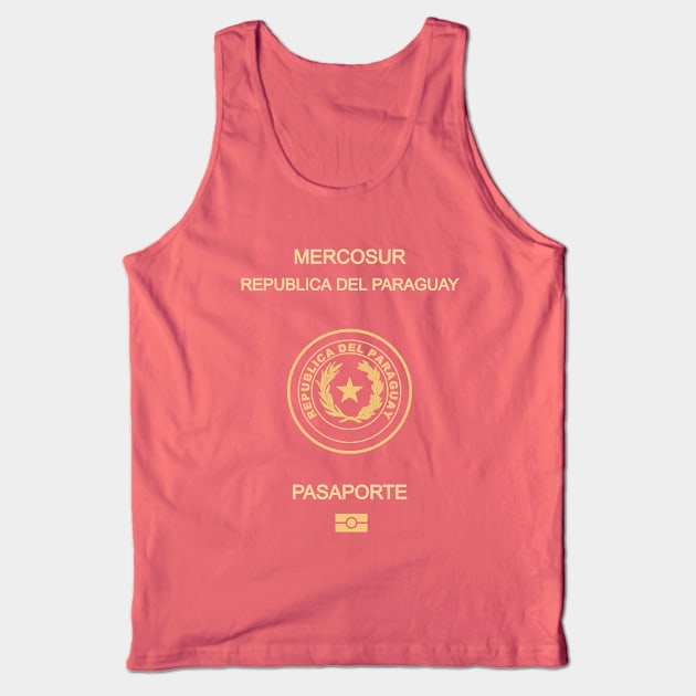 Paraguay passport Tank Top by Travellers